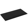 Paneles De Pared 12 Uds Tela Negro 30x15 Cm 0,54 M²