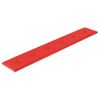 Paneles De Pared 12 Uds Cuero Sintético Rojo 90x15 Cm 1,62 M²