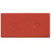 Paneles De Pared 12 Uds Cuero Sintético Rojo 30x15 Cm 0,54 M²