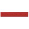 Paneles Pared 12 Uds Cuero Sintético Rojo Tinto 90x15 Cm 1,62m²