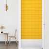 Paneles De Pared 12 Uds Terciopelo Amarillo 90x15 Cm 1,62 M²