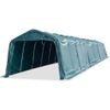 Carpa Para Ganado Desmontable Pvc Verde Oscuro 550g/m² 3,3x16 M