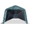 Carpa Para Ganado Desmontable Pvc Verde Oscuro 550g/m² 3,3x16 M