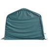 Carpa Para Ganado Desmontable Pvc Verde Oscuro 550g/m² 3,3x16 M