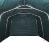 Carpa Para Ganado Desmontable Pvc Verde Oscuro 550g/m² 3,3x16 M