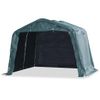 Carpa Para Ganado Desmontable Pvc Verde Oscuro 550g/m² 3,3x3,2m