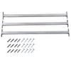 Barras De Seguridad Ajustables Para Ventanas 3 Uds 710-1200 Mm