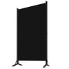 Biombo Divisor De 3 Paneles Negro 260x180 Cm