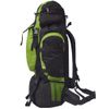 Mochila De Senderismo Xxl Negro Y Verde 75 L