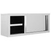 Armario Pared De Cocina Puertas Correderas Acero 120x40x50 Cm