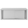 Armario Pared De Cocina Puertas Correderas Acero 120x40x50 Cm