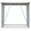 Casetilla Leña Acero Galvanizado Gris Antracita 163x83x154 Cm