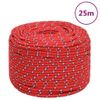 Cuerda De Barco Polipropileno Rojo 8 Mm 25 M