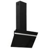 Campana Extractora Pared Acero Y Vidrio Templado Negro 60 Cm