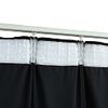 Cortinas Opacas Con Ganchos 2 Pzas Terciopelo Negro 140x225 Cm