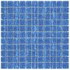 Azulejos De Mosaico 11 Unidades Vidrio Azul 30x30 Cm