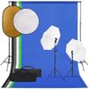 Kit De Estudio Fotográfico Con Set De Luces, Fondo Y Reflector