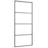 Puerta Corredera Con Set Herrajes Vidrio Esg Aluminio 90x205 Cm