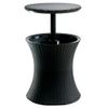 Mesa De Bar Nevera Rattan Antracita 203835