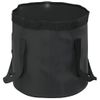 Cubos Plegables 2 Unidades Pvc Negro 20 L