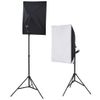 Kit De Estudio Con 5 Telones De Fondo De Colores Y 2 Softboxes