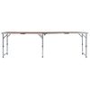 Mesa De Camping Plegable De Aluminio 240x60 Cm