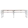 Mesa De Camping Plegable De Aluminio 240x60 Cm