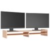 Soporte Para Monitor Madera Maciza De Pino 100x27x15 Cm