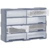 Organizador Multicajones Con 8 Cajones Grandes 52x16x37 Cm