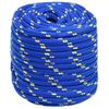 Cuerda De Barco Polipropileno Azul 18 Mm 100 M