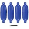 Parachoques Para Barco 4 Unidades Pvc Azul 58,5x16,5 Cm