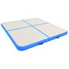 Esterilla Inflable De Gimnasia Con Bomba Pvc Azul 200x200x10 Cm