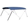 Toldo Bimini De 4 Arcos Azul Marino 243x(230-244)x137 Cm