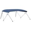 Toldo Bimini De 4 Arcos Azul Marino 243x(230-244)x137 Cm