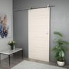 Kit De Herrajes Para Puerta Corredera 183 Cm Acero Plateado