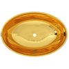 Lavabo 40x33x13,5 Cm Cerámica Dorado