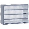 Organizador Multicajones Con 16 Cajones Medianos 52x16x37 Cm