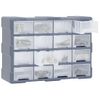 Organizador Multicajones Con 16 Cajones Medianos 52x16x37 Cm