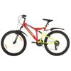 Bicicleta Montaña 21 Velocidades 26 Pulgadas Rueda 49 Cm Rojo