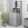 Mueble De Lavadora Gris Hormigón