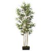 Árbol De Bambú Artificial Con 552 Hojas Verde 120 Cm