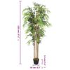 Árbol De Bambú Artificial Con 730 Hojas Verde 120 Cm