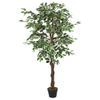 Ficus Artificial Con 378 Hojas Verde 80 Cm