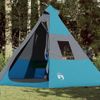 Tienda De Campaña Tipi Para 7 Personas Impermeable Azul