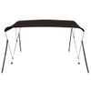 Toldo Bimini De 3 Arcos Negro 183x140x137 Cm