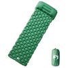 Colchón De Camping Inflable Con Almohada 1 Persona Verde