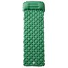 Colchón De Camping Inflable Con Almohada 1 Persona Verde