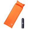 Colchón De Camping Autoinflable Con Almohada 1 Persona Naranja