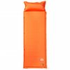 Colchón De Camping Autoinflable Con Almohada 1 Persona Naranja