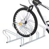 Soporte Para 4 Bicicletas Suelo Independiente Acero Galvanizado